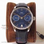 ZF Factory IWC Portugieser Date 7 Days Power Reserve Dark Blue Dial 42mm Swiss Automatic Watch IW500710